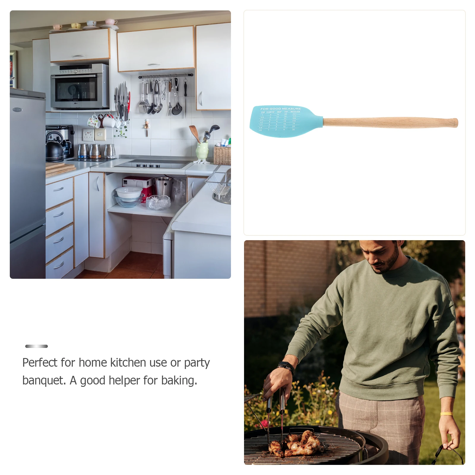 Silicone Spatula Baking Tool Kitchen Set Scraper BBQ Practical Utility Spatula Reusable Long H Home Party Banquet
Silicone Spatula Baking Tool Kitchen Set Scraper BBQ Practical Utility Spatula Reusable Long H Home Party Banquet