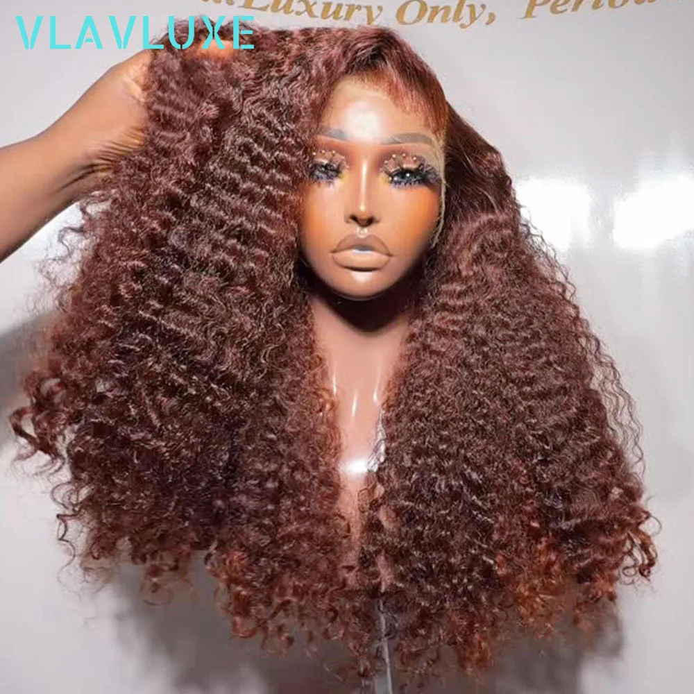 Chocolate Brown Deep Curly 13x6 HD Lace Front 16-36 Inch Wigs 300/400 Density 100% Human Hair Wig 4x4/13x4 HD Lace Glueless Wigs
Chocolate Brown Deep Curly 13x6 HD Lace Front 16-36 Inch Wigs 300/400 Density 100% Human Hair Wig 4x4/13x4 HD Lace Glueless Wigs