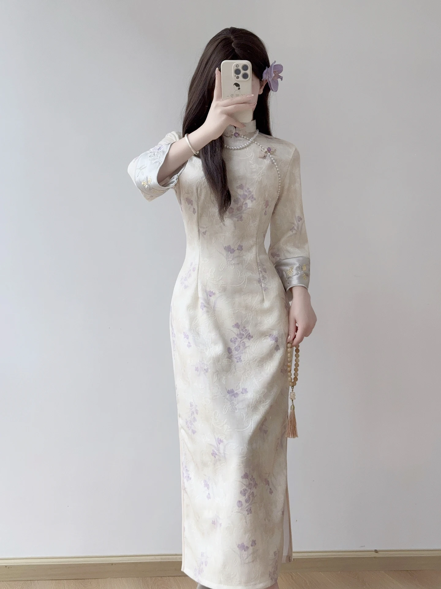 Ting Yue Ling New Chinese Sle Young Girl Slimming Improved Dr Ele National Trend Low Slit Long Qipao Skirt
Ting Yue Ling New Chinese Sle Young Girl Slimming Improved Dr Ele National Trend Low Slit Long Qipao Skirt