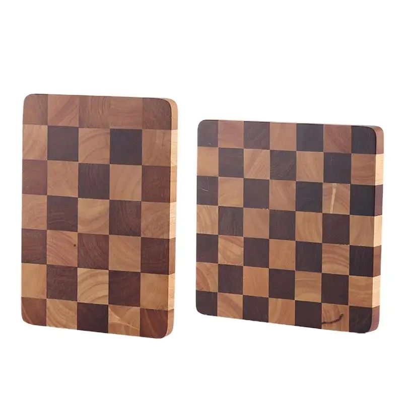Wooden Chopping Board Checkerboard Chopping Board Non-Slip Wear-Resistant Wood Board For Cooking For Potato Pork Ribs Chili
Wooden Chopping Board Checkerboard Chopping Board Non-Slip Wear-Resistant Wood Board For Cooking For Potato Pork Ribs Chili