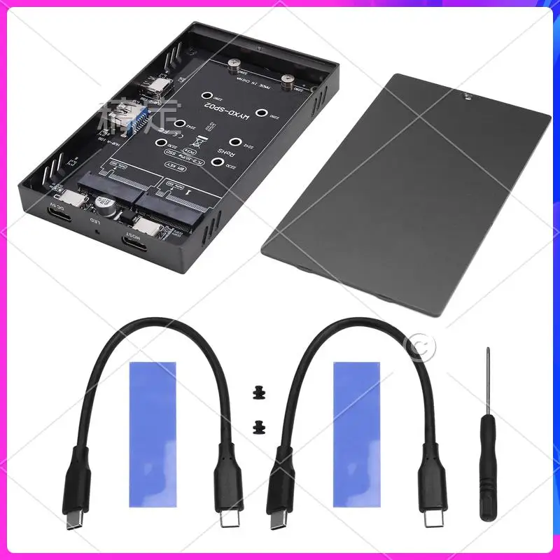 Корпус ABT-HDD M.2 Nvme Корпус для жесткого диска с двумя отсеками Gen2 10 Гбит/с HUB Док-станция Аксессуары для жестких дисков
Корпус ABT-HDD M.2 Nvme Корпус для жесткого диска с двумя отсеками Gen2 10 Гбит/с HUB Док-станция Аксессуары для жестких дисков