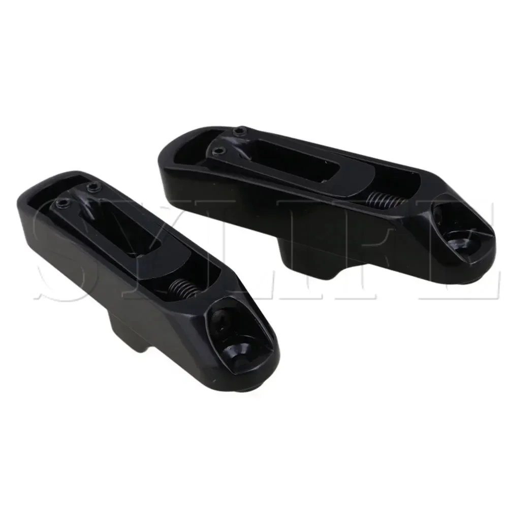 Набор из 4 черных металлических басовых мостов — замена 4 однострунных деталей электрогитары
Набор из 4 черных металлических басовых мостов — замена 4 однострунных деталей электрогитары