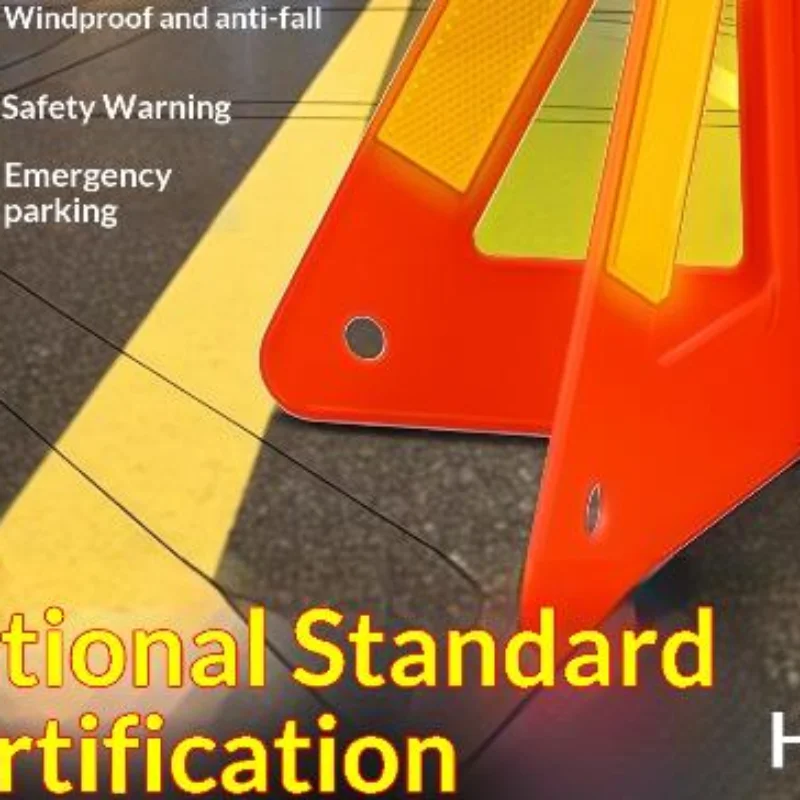 Reflective Triangle Warning Sign Red Tripod Folded Stop Sign Emergency Breakdown Triangle Warning Tool Cars Stop Sign
Reflective Triangle Warning Sign Red Tripod Folded Stop Sign Emergency Breakdown Triangle Warning Tool Cars Stop Sign