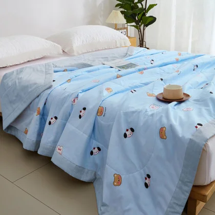 Cotton cartoon pattern quilt cool light single double air-conditioning quilt student dormitory skin-friendly breathable children
Cotton cartoon pattern quilt cool light single double air-conditioning quilt student dormitory skin-friendly breathable children