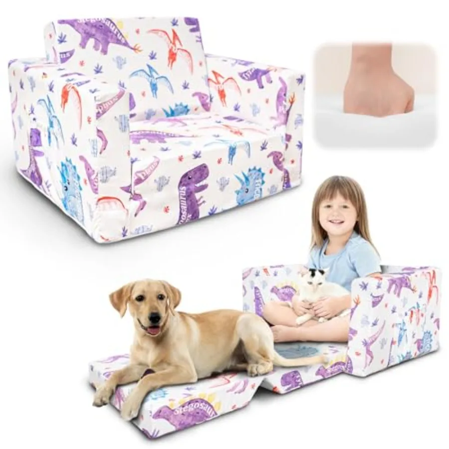 Couch, 2-in-1 Fold Out Couch, Convertible Sofa to Lounger for Girls and Boys, Soft Toddler Chairs Comfy 1-3 Years Old
Couch, 2-in-1 Fold Out Couch, Convertible Sofa to Lounger for Girls and Boys, Soft Toddler Chairs Comfy 1-3 Years Old