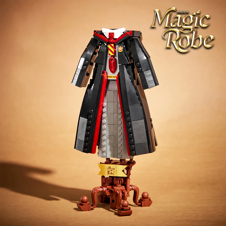 MOC Classic Movie Magic Robe Model Building Blocks Magic Academy Uniform Assembly Bricks Toys Desktop Ornaments for Kids Gifts
MOC Classic Movie Magic Robe Model Building Blocks Magic Academy Uniform Assembly Bricks Toys Desktop Ornaments for Kids Gifts
