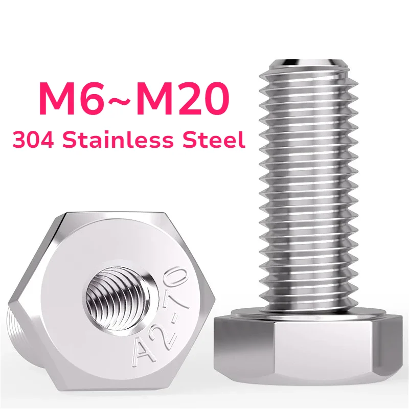 M6 M8 M10 M12 M14 M16 M20 304 Stainless Steel Outer Hex Internal And External Threads Bolt Hollow Helical Nut Connectable Screw
M6 M8 M10 M12 M14 M16 M20 304 Stainless Steel Outer Hex Internal And External Threads Bolt Hollow Helical Nut Connectable Screw