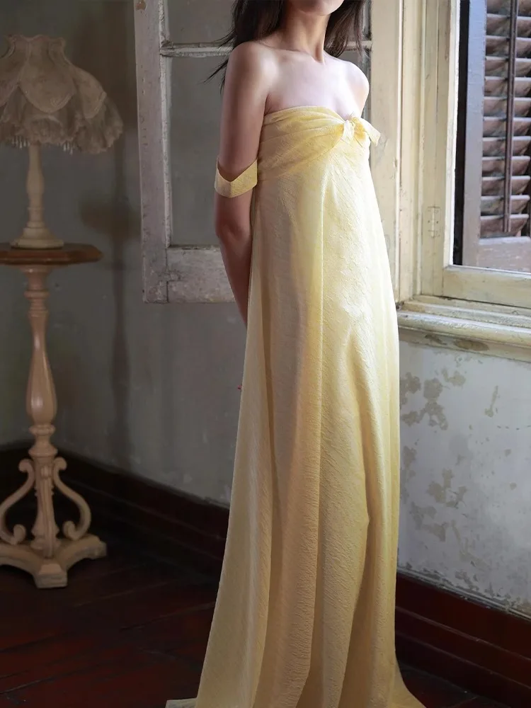 Ele High Waist A-Line Dr Wedding Dr for Women Cusizable Bridal Gown Evening Par Dr with Strapl Design
Ele High Waist A-Line Dr Wedding Dr for Women Cusizable Bridal Gown Evening Par Dr with Strapl Design