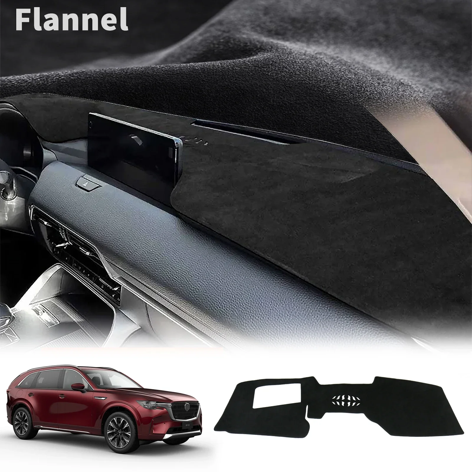 Car Dashboard Cover Pad for Mazda CX-90 CX90 2023 2024 2025 2026 Dashmat Dash Mat Anti-Slip Sunshade Protective Carpet
Car Dashboard Cover Pad for Mazda CX-90 CX90 2023 2024 2025 2026 Dashmat Dash Mat Anti-Slip Sunshade Protective Carpet