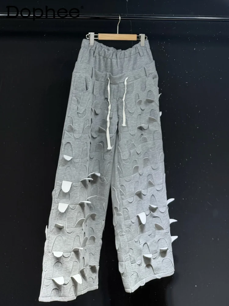 Men's 2026 Autumn Fashion Creative Hollow Out Design Comfort Pants Wide Leg Chic Trousers Loose Solid Color Drawstring Trousers
Men's 2026 Autumn Fashion Creative Hollow Out Design Comfort Pants Wide Leg Chic Trousers Loose Solid Color Drawstring Trousers