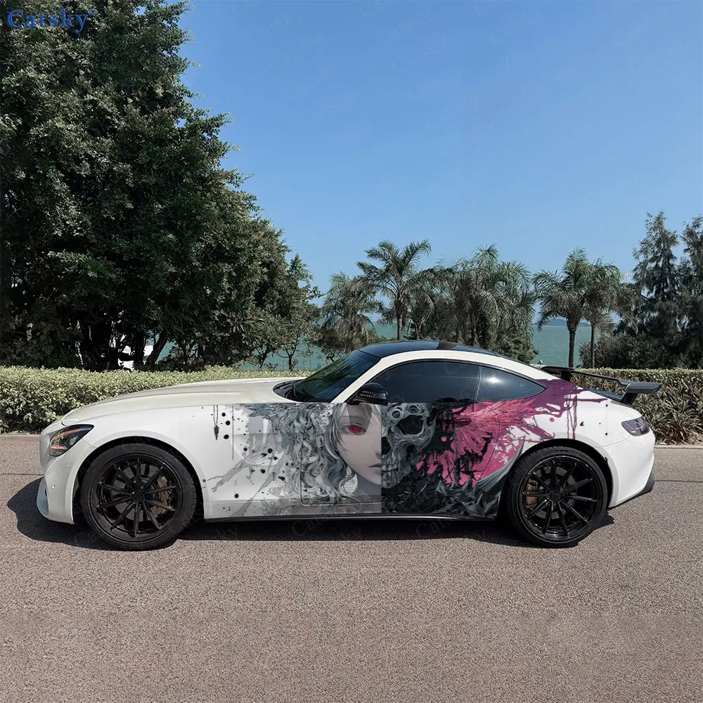 2pcs Pink Ink Demon Girl Vibe, Durable, Fade-resistant, Enhance Vehicle Aesthetics With Bold Artistic Design Car Vinyl Wraps
2pcs Pink Ink Demon Girl Vibe, Durable, Fade-resistant, Enhance Vehicle Aesthetics With Bold Artistic Design Car Vinyl Wraps