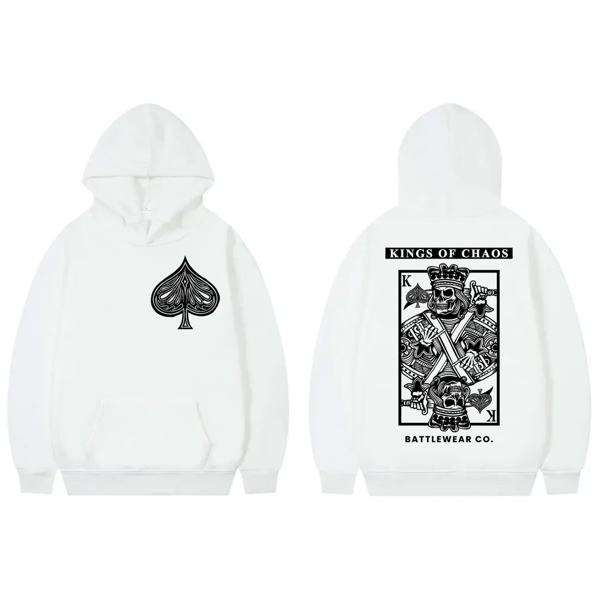 Kings of Chaos Battlewear Co Graphic Hoodie Men Women Clothing Gothic Fashion Sweatshirt High Quality Fleece Oversized Pullovers
Kings of Chaos Battlewear Co Graphic Hoodie Men Women Clothing Gothic Fashion Sweatshirt High Quality Fleece Oversized Pullovers