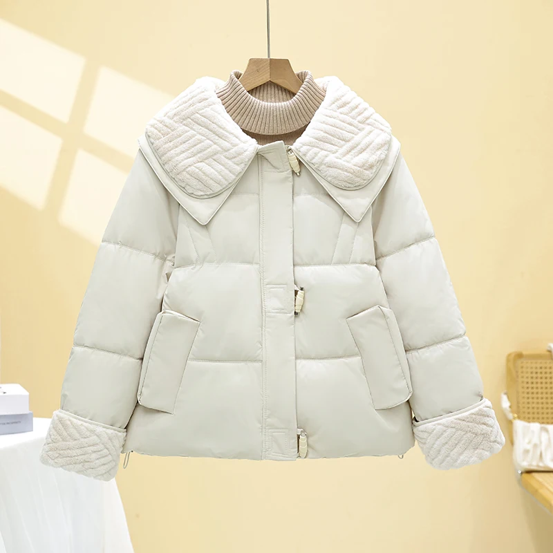 Зимнее пуховое хлопковое пальто Jaet, женское свободное пальто с кукольным воротником, длинное пальто с застежкой-молнией, цветное пальто для поездок на работу
Зимнее пуховое хлопковое пальто Jaet, женское свободное пальто с кукольным воротником, длинное пальто с застежкой-молнией, цветное пальто для поездок на работу