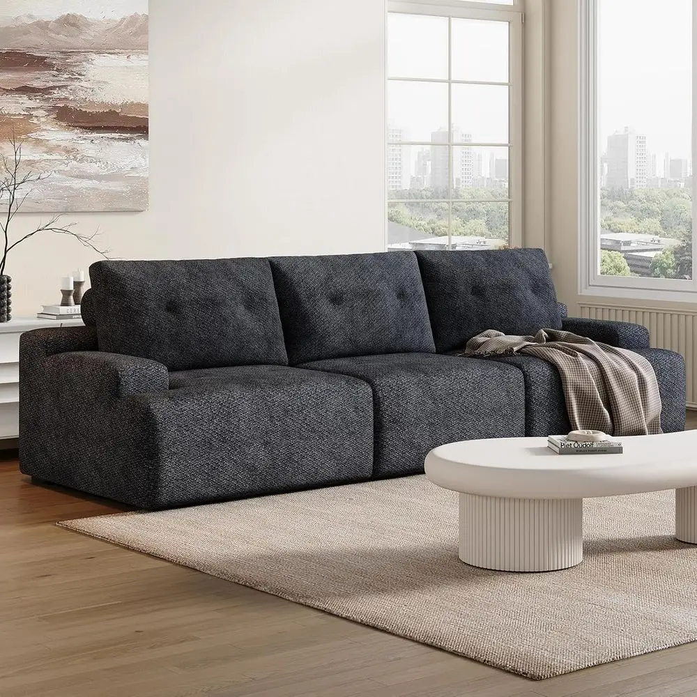 Oversized 3-Seater Chenille Sofa in Grey for Comfortable Living Room
Oversized 3-Seater Chenille Sofa in Grey for Comfortable Living Room