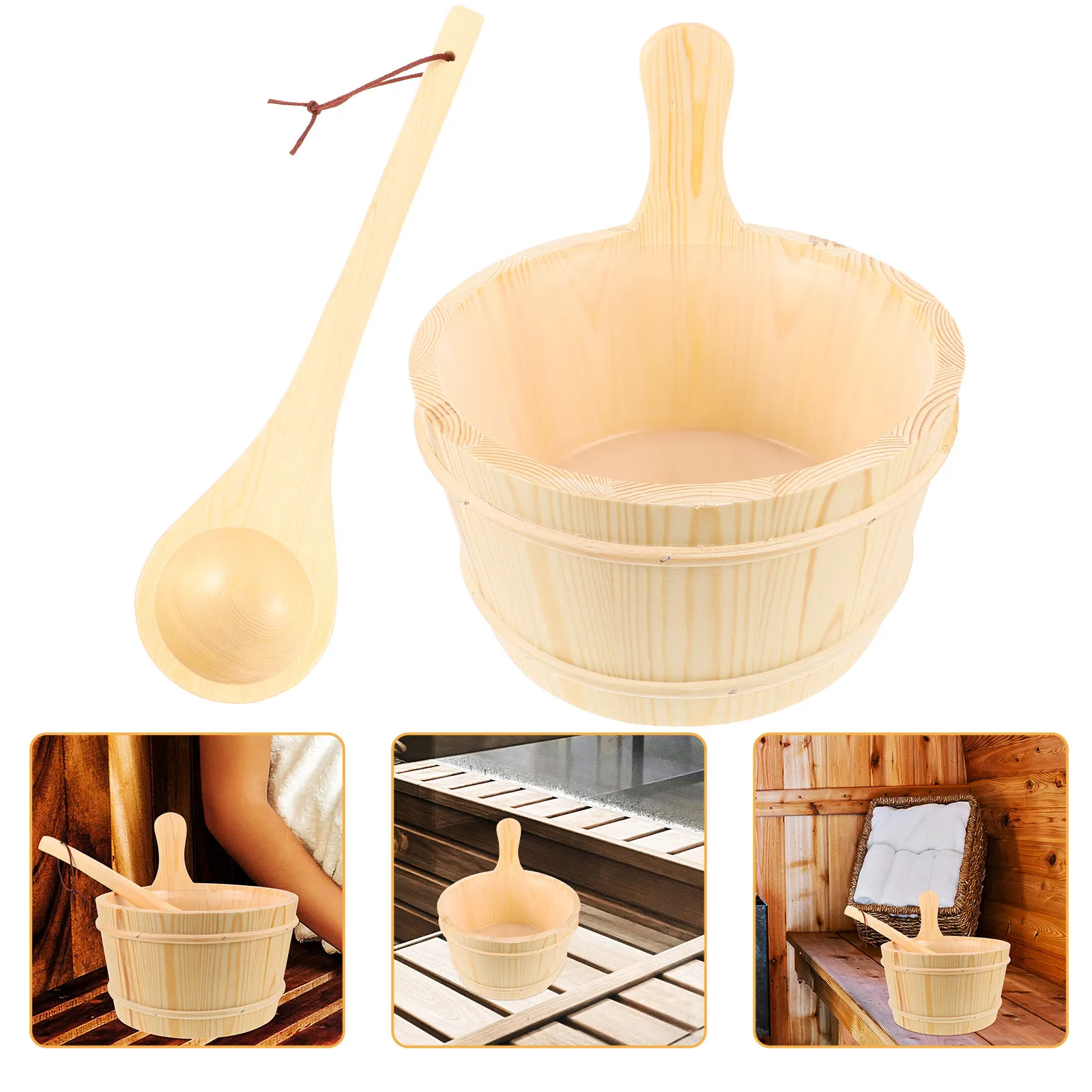 1Set Wooden Sauna Bucket Barrel Natural Wood Ergonomic Design Sauna Room Bathing Barrel Home Commercial Spa Accessory
1Set Wooden Sauna Bucket Barrel Natural Wood Ergonomic Design Sauna Room Bathing Barrel Home Commercial Spa Accessory