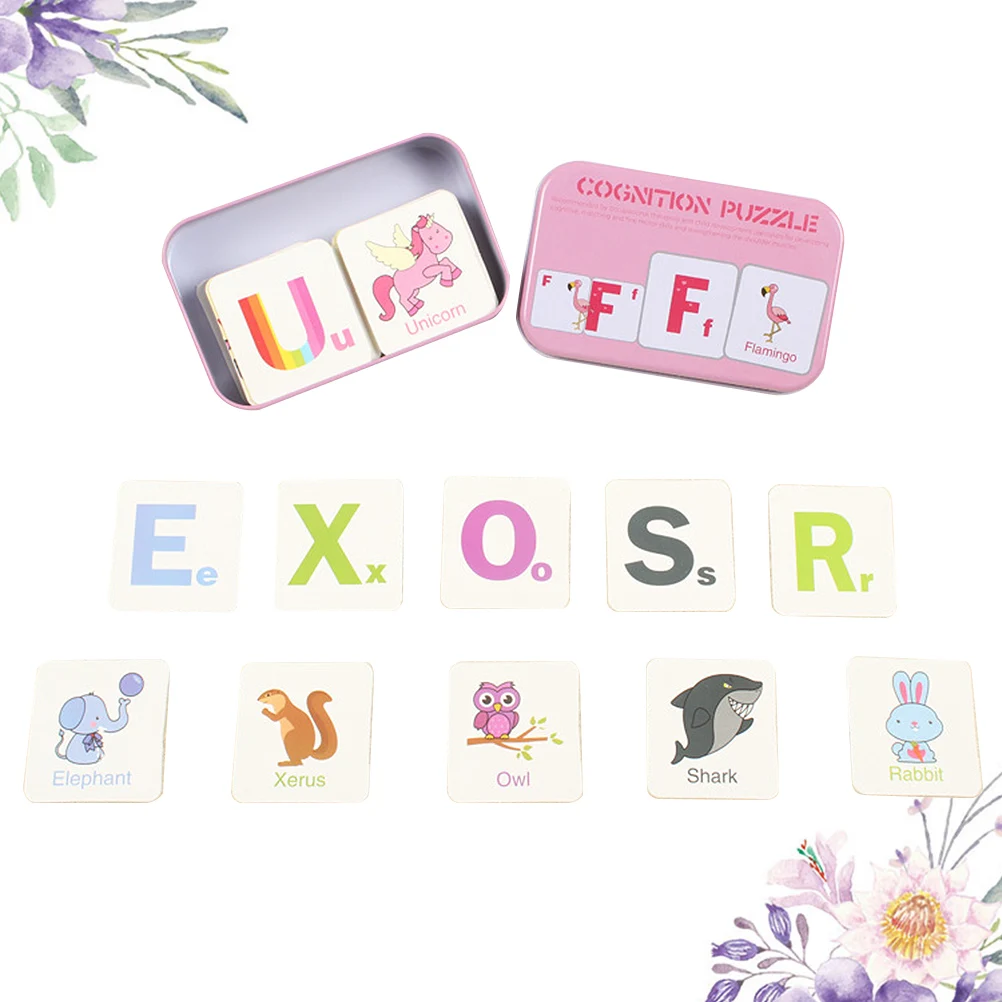 Animal Cognitive Puzzle Learning Toy Kids Early Educational Toys Cognition Tin Box
Animal Cognitive Puzzle Learning Toy Kids Early Educational Toys Cognition Tin Box