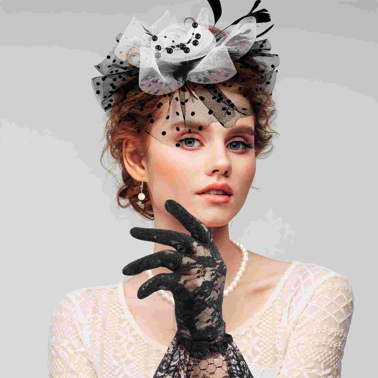 White Mesh Flower Women Earrings Fascinator Hat Headbands Party Headdress Accessories Elegant Retro Necklace Charm
White Mesh Flower Women Earrings Fascinator Hat Headbands Party Headdress Accessories Elegant Retro Necklace Charm