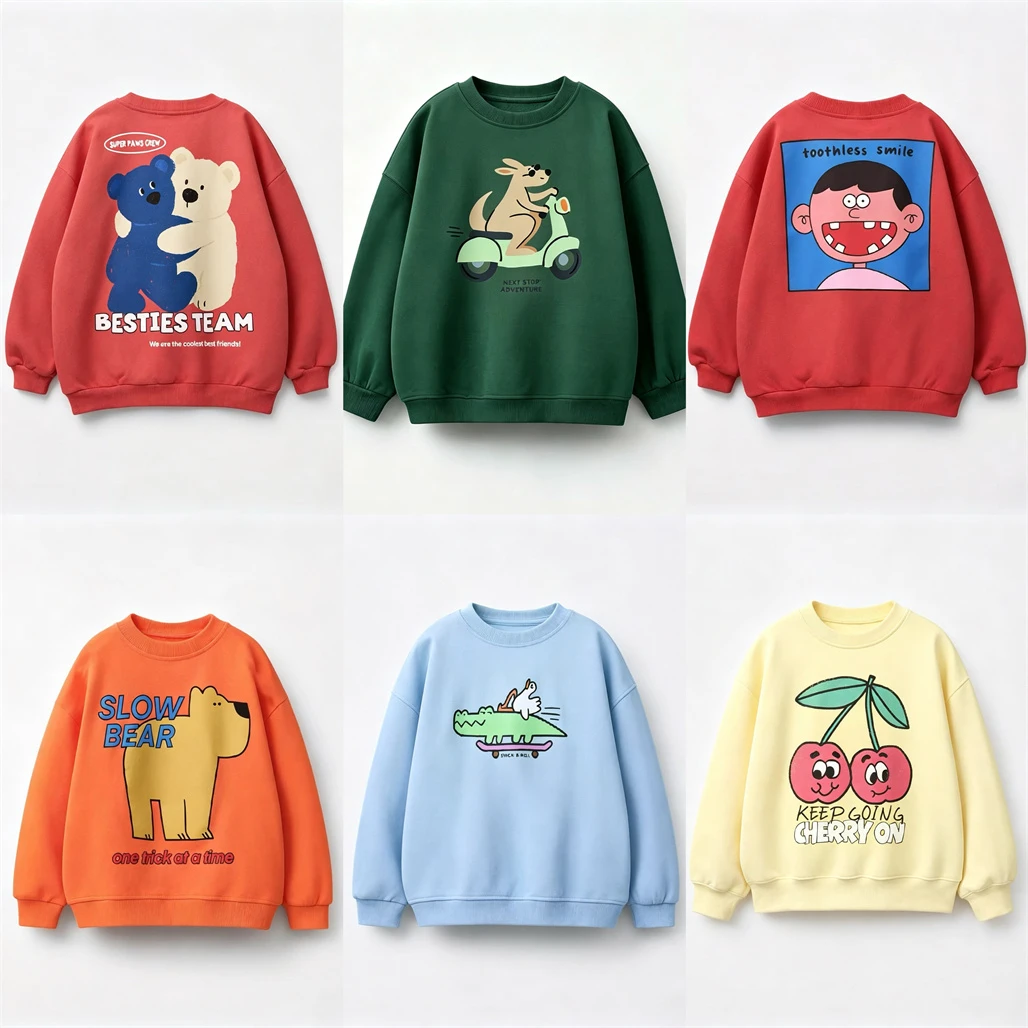 Boys And Girls Lovely Sweatshirt Printed Tops Fashion Casual Round Neck Pullovers Children New Design Hoodie For Toddler
Boys And Girls Lovely Sweatshirt Printed Tops Fashion Casual Round Neck Pullovers Children New Design Hoodie For Toddler