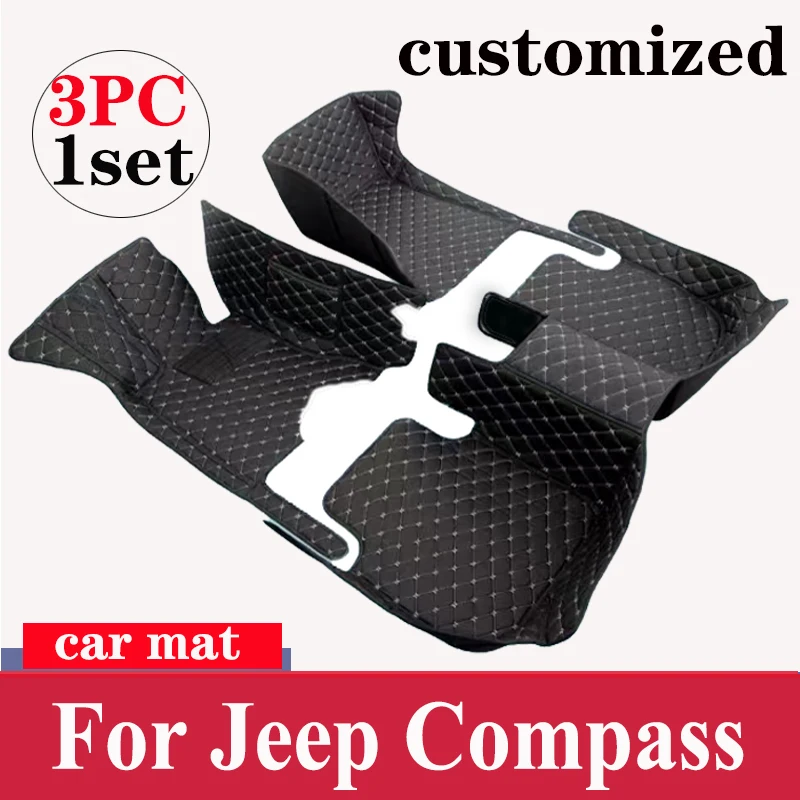 Car Floor Mats For Jeep Compass 2018-2022 DropShipping Center Interior Accessories 100% Fit Leather Carpets Rugs Foot Pads
Car Floor Mats For Jeep Compass 2018-2022 DropShipping Center Interior Accessories 100% Fit Leather Carpets Rugs Foot Pads