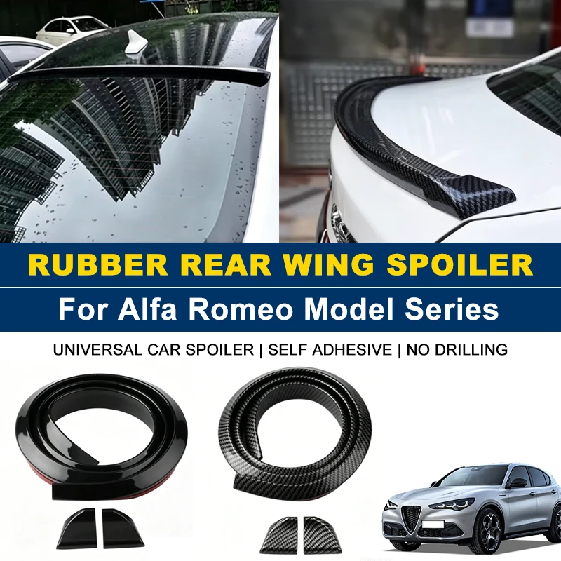 For Alfa Romeo Giulia Stelvio Giulietta Tonale 156 159 1.5M Self-Adhesive Rear Spoiler Wing No Drill Trunk Lip Exterior Parts
For Alfa Romeo Giulia Stelvio Giulietta Tonale 156 159 1.5M Self-Adhesive Rear Spoiler Wing No Drill Trunk Lip Exterior Parts