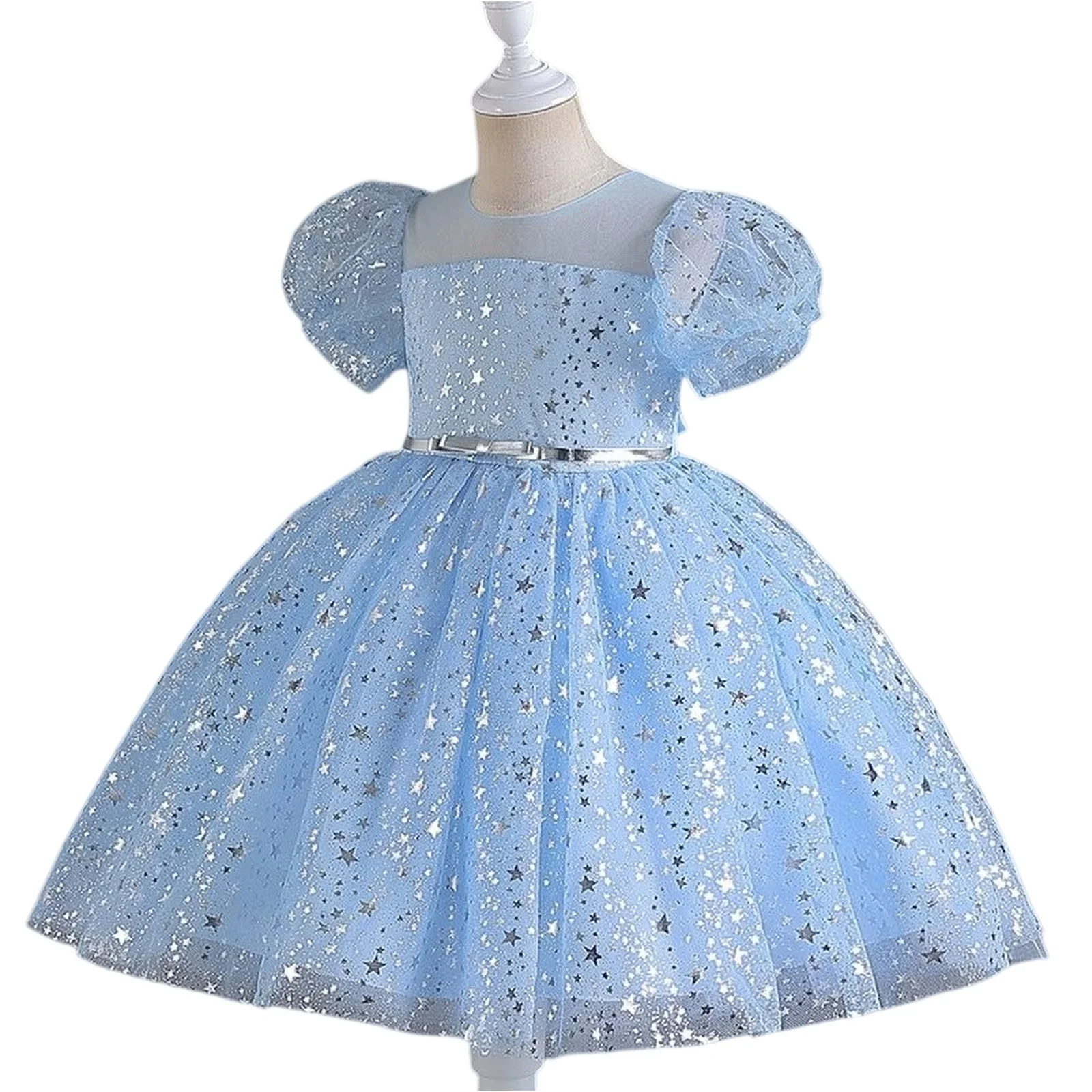 4-10 Years Fashion Solid Color Girls Sequin Dress Lace Mesh Short Sleeve Kids Girl Evening Gown Summer Girls Party Dresses
4-10 Years Fashion Solid Color Girls Sequin Dress Lace Mesh Short Sleeve Kids Girl Evening Gown Summer Girls Party Dresses