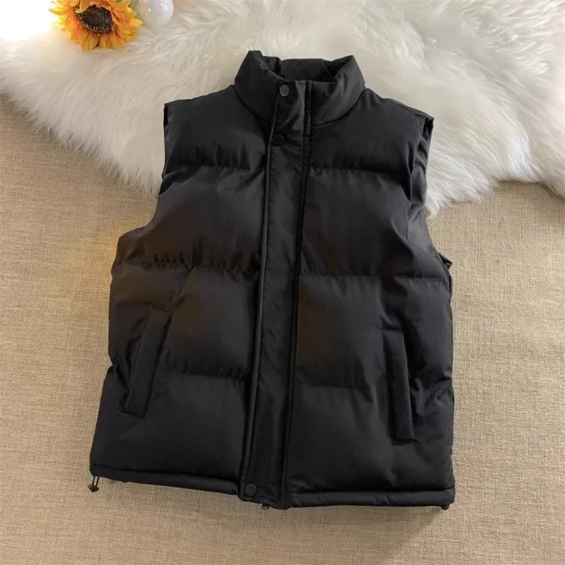 Autumn/winter Thickened Warm Cotton-padded Coat Stand Collar For Men Women Slimming Vest Trendy Shoulder Vest 2025
Autumn/winter Thickened Warm Cotton-padded Coat Stand Collar For Men Women Slimming Vest Trendy Shoulder Vest 2025