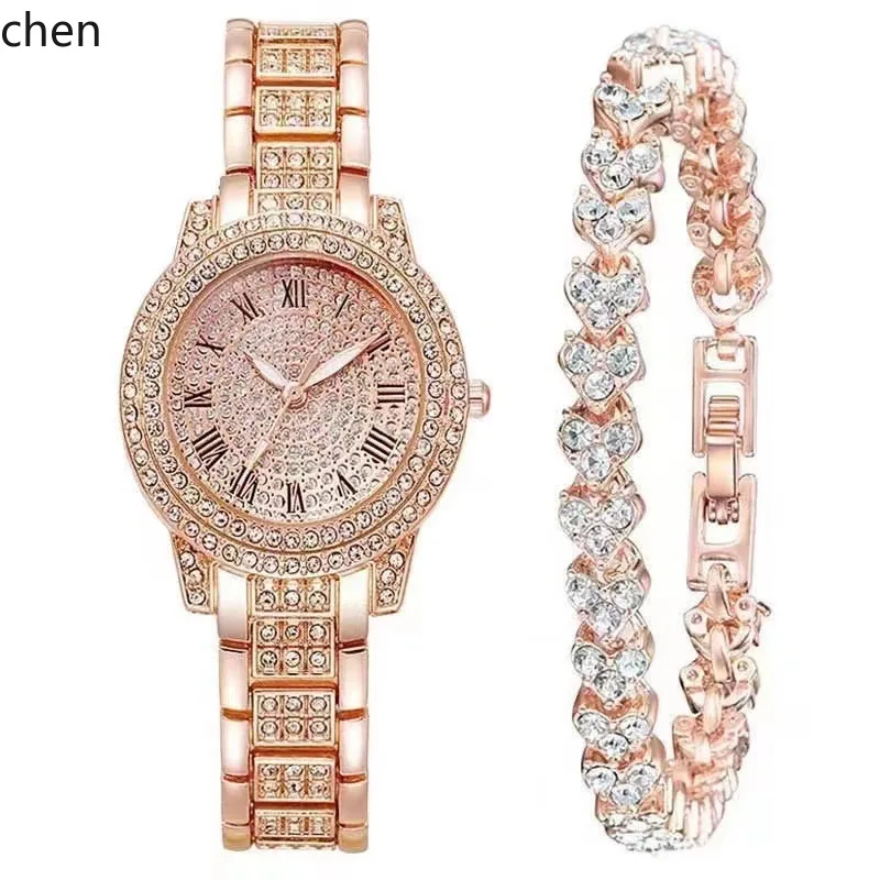 ZZ popular women's watch fashion casual digital quartz set full diamond bracelet fashion watch
ZZ popular women's watch fashion casual digital quartz set full diamond bracelet fashion watch