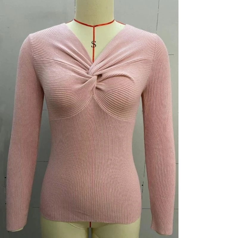 HX6F Women's T-shirt with front cable knit fit long sleeves, soft basic
HX6F Women's T-shirt with front cable knit fit long sleeves, soft basic