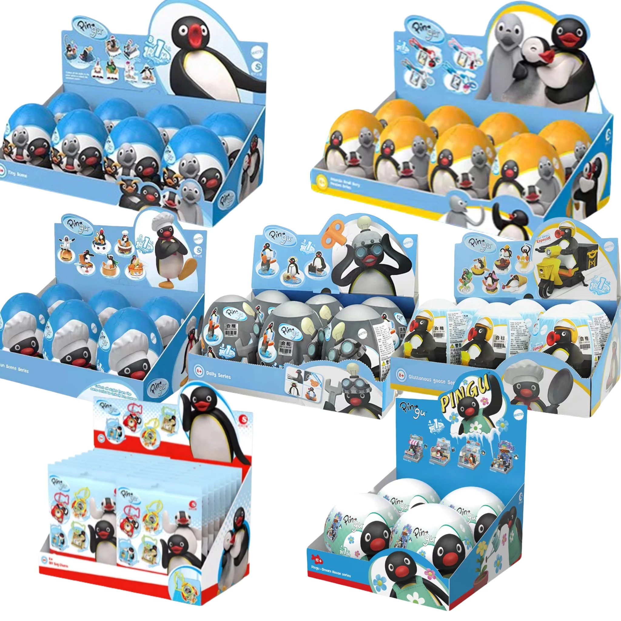 Новая оригинальная серия Pingu Blind Box: полный набор милых коллекционных фигурок-сюрпризов, модель для декора рабочего стола, аксессуары, игрушка-подарок на день рождения
Новая оригинальная серия Pingu Blind Box: полный набор милых коллекционных фигурок-сюрпризов, модель для декора рабочего стола, аксессуары, игрушка-подарок на день рождения
