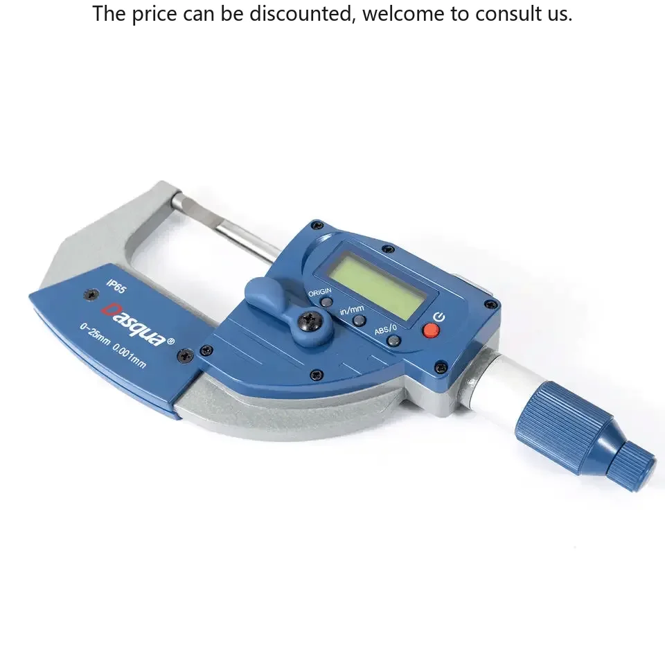 DASQUA 0-25 Digital Quick-Move Blade Micrometer Ultimate Accuracy Absolute And Metric-Inch Conversion System
DASQUA 0-25 Digital Quick-Move Blade Micrometer Ultimate Accuracy Absolute And Metric-Inch Conversion System