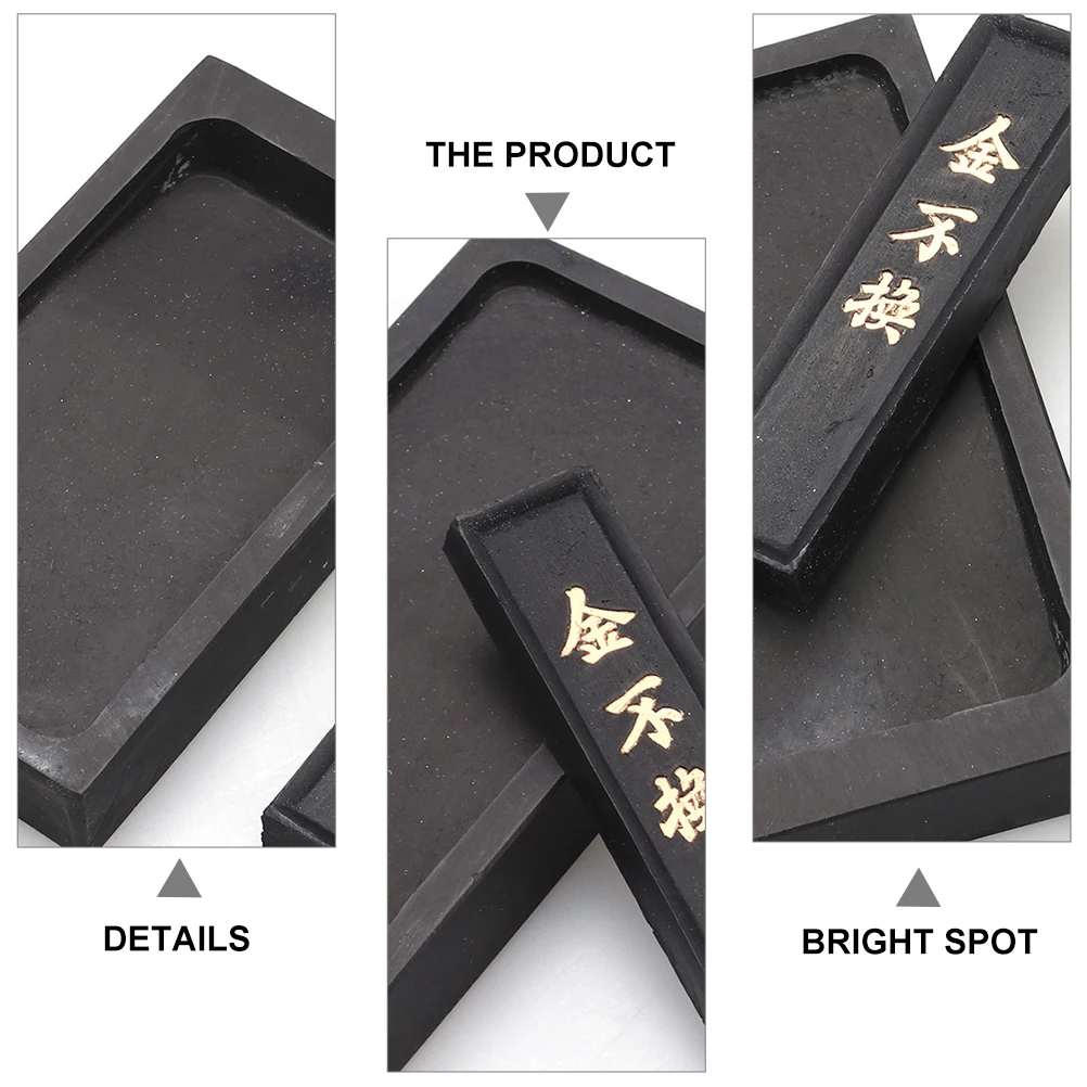 Inkstone Strip Set Creative with Stick Traditional Calligraphy Accessory Fine Chinese Black Rectangular Cover Writing Student
Inkstone Strip Set Creative with Stick Traditional Calligraphy Accessory Fine Chinese Black Rectangular Cover Writing Student