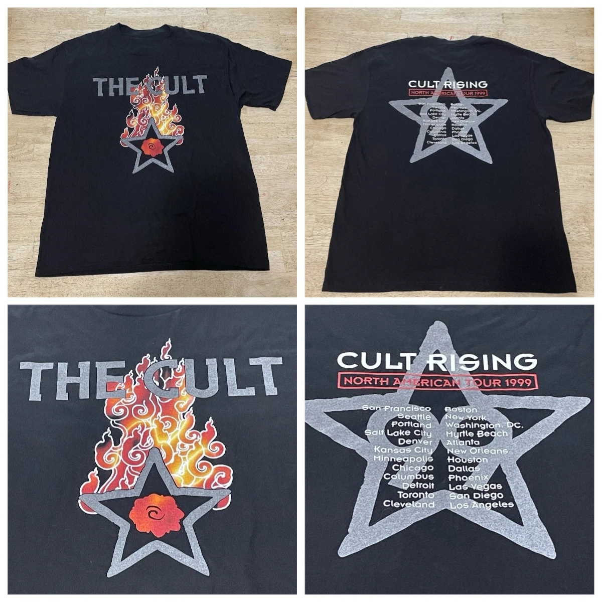 Vintage 1999 The Cult T-shirt Cult Rising Band Tour Promo Winterland American Band Singer T-shirt Men Short-sleeved Women Top
Vintage 1999 The Cult T-shirt Cult Rising Band Tour Promo Winterland American Band Singer T-shirt Men Short-sleeved Women Top