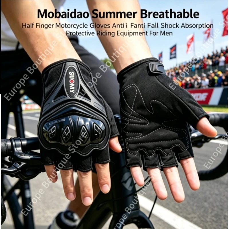 2026 NEW 4 Seasons Off Road Racing Half Finger Gloves Unisex Summer Anti Fall Motorcycle Riding Gear
2026 NEW 4 Seasons Off Road Racing Half Finger Gloves Unisex Summer Anti Fall Motorcycle Riding Gear