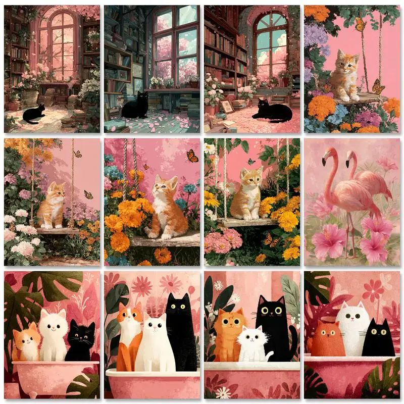 GATYZTORY Diy Painting By Numbers With Frame Cat Modern Numbers Painting Acrylic Paint On Canvas Picture By Numbers For Adults
GATYZTORY Diy Painting By Numbers With Frame Cat Modern Numbers Painting Acrylic Paint On Canvas Picture By Numbers For Adults