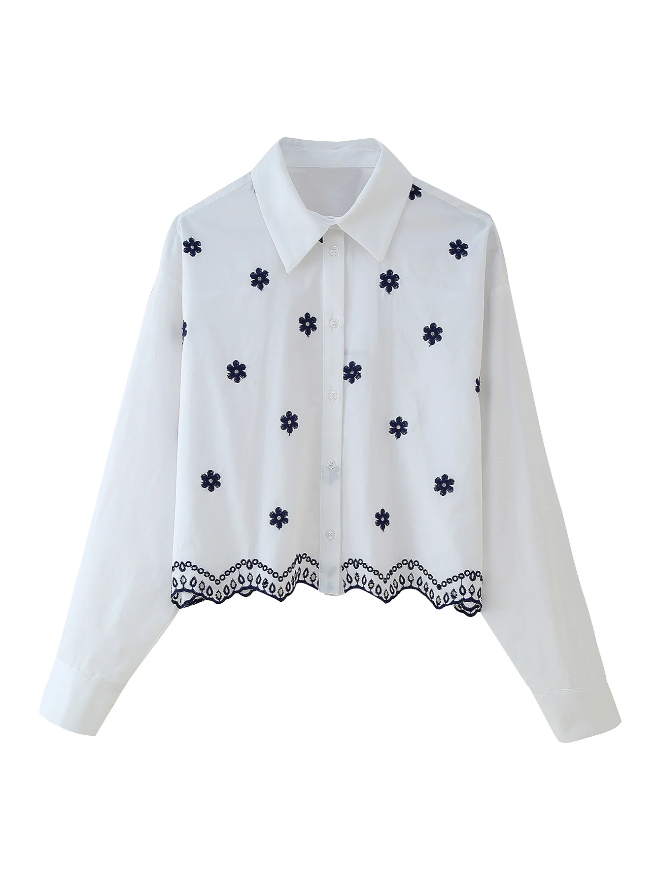 2025 Embroidered Poplin Shirt Elegant Fashionable New Style Comfortable Office Wear Casual Versatile Retro Seductive Shirt
2025 Embroidered Poplin Shirt Elegant Fashionable New Style Comfortable Office Wear Casual Versatile Retro Seductive Shirt