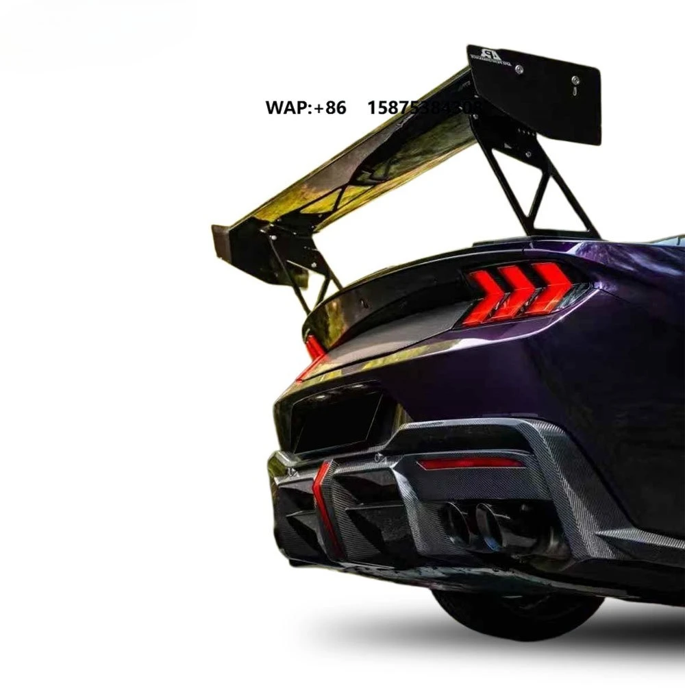 Mustang Carbon Fiber Rear Wing, Suitable for 2024 Mustang S650, Modified Carbon Fiber High Rear Wing Spoiler.
Mustang Carbon Fiber Rear Wing, Suitable for 2024 Mustang S650, Modified Carbon Fiber High Rear Wing Spoiler.
