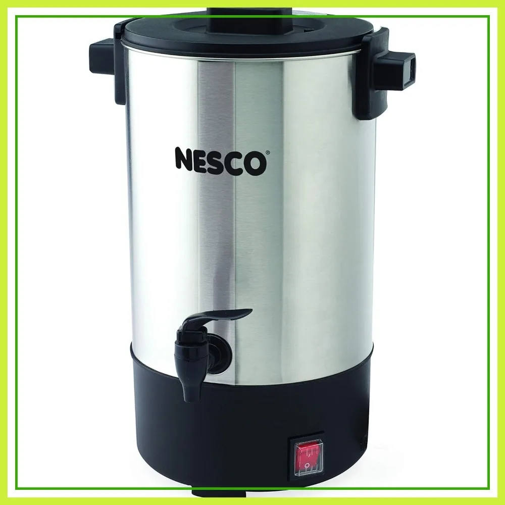 25-Cup Stainless Steel Coffee Urn, 4.5L, Easy Dispense
25-Cup Stainless Steel Coffee Urn, 4.5L, Easy Dispense