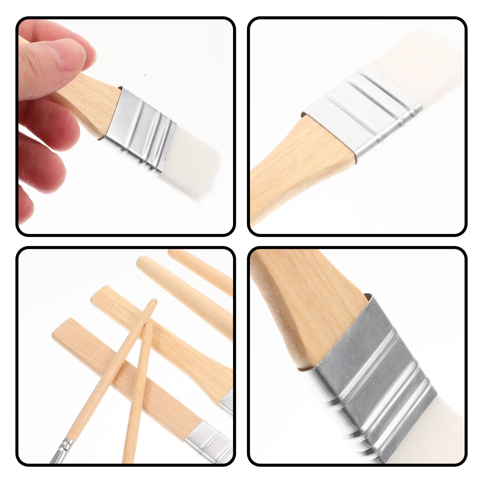 6Pcs Nylon Brush Set for Drafting and Watercolor Painting Lightweight Reusable Painting Tool Set for Art Learning Sketching
6Pcs Nylon Brush Set for Drafting and Watercolor Painting Lightweight Reusable Painting Tool Set for Art Learning Sketching