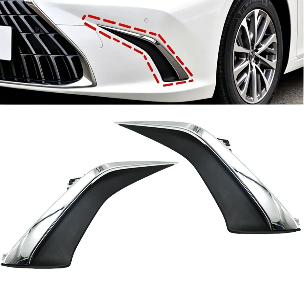 Front Bumper Left Right Fog Light Cover Trim Corner Molding Protector Bezel For Lexus ES ES250 ES300H ES350 VII XZ10 2018-2024
Front Bumper Left Right Fog Light Cover Trim Corner Molding Protector Bezel For Lexus ES ES250 ES300H ES350 VII XZ10 2018-2024