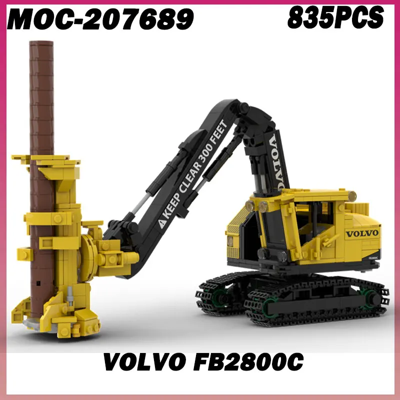 835PCS MOC-207689 Volvo FB2800C Excavator Engineering Series Building Block City Construction Engineering Vehicle Boys Gift
835PCS MOC-207689 Volvo FB2800C Excavator Engineering Series Building Block City Construction Engineering Vehicle Boys Gift