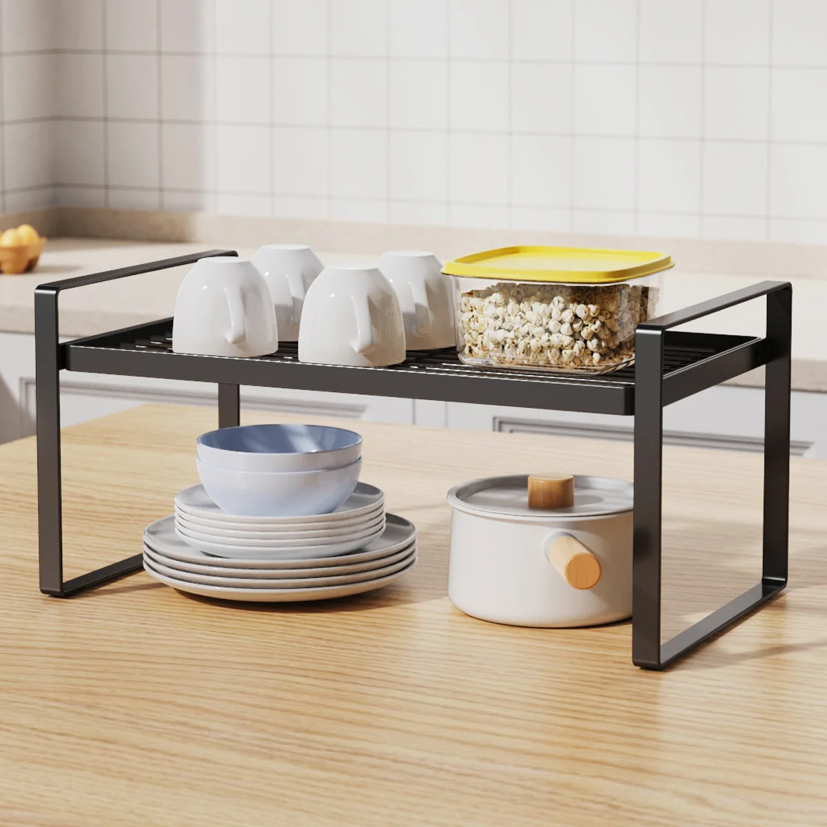 Kitchen Countertop Layered Storage Rack Organizer Shelf for Cupboard Pantry Seasoning Bottle Spice Rack
Kitchen Countertop Layered Storage Rack Organizer Shelf for Cupboard Pantry Seasoning Bottle Spice Rack