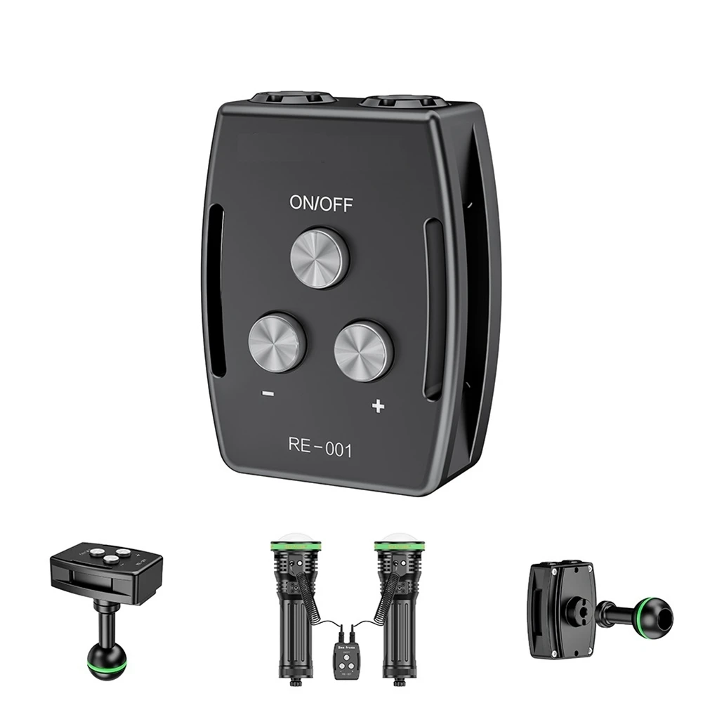 A65G-Light Flashing Controller For SF-50/For SF-100 Diving Flashlight- Aluminum Alloy Waterproof Depth Design To 150 Meters
A65G-Light Flashing Controller For SF-50/For SF-100 Diving Flashlight- Aluminum Alloy Waterproof Depth Design To 150 Meters