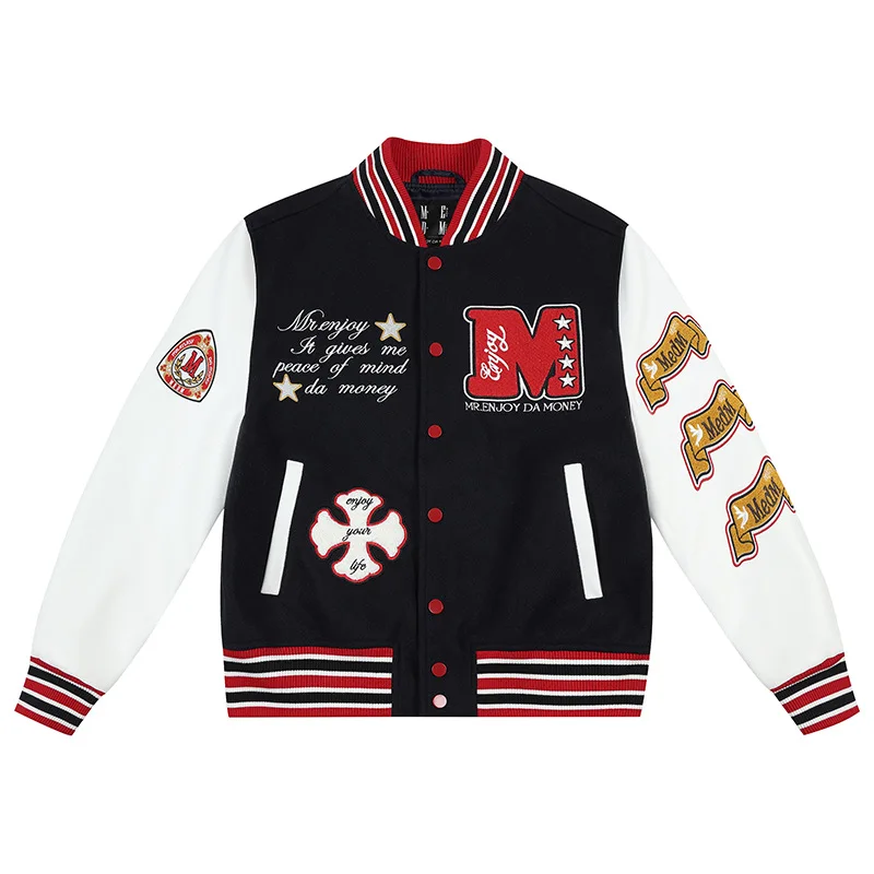 2026 New Embroidered Unisex Street American Punk Casual Jacket Baseball PU Leather Coat Loose Trendy Top
2026 New Embroidered Unisex Street American Punk Casual Jacket Baseball PU Leather Coat Loose Trendy Top