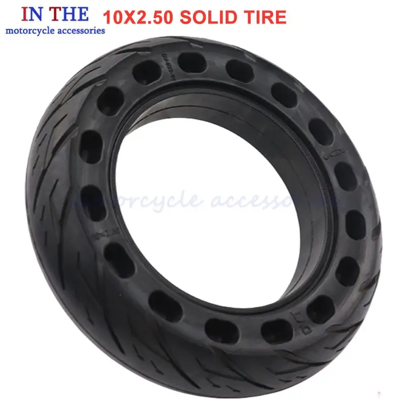 High Quality 10x2.50 Tubeless Wheel Tyre Solid Tyre Non-Inflation Electric Scooter Tire for 8/10 Inch Electric Scooter Accessory
High Quality 10x2.50 Tubeless Wheel Tyre Solid Tyre Non-Inflation Electric Scooter Tire for 8/10 Inch Electric Scooter Accessory