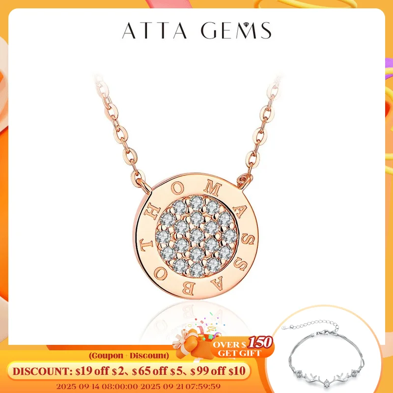 ATTAGEMS 1.4mm D Color Moissanite Round Brilliant Cutting Rose Gold Plated 925 Sterling Silver Necklaces Wholesale Fine Jewelry
ATTAGEMS 1.4mm D Color Moissanite Round Brilliant Cutting Rose Gold Plated 925 Sterling Silver Necklaces Wholesale Fine Jewelry