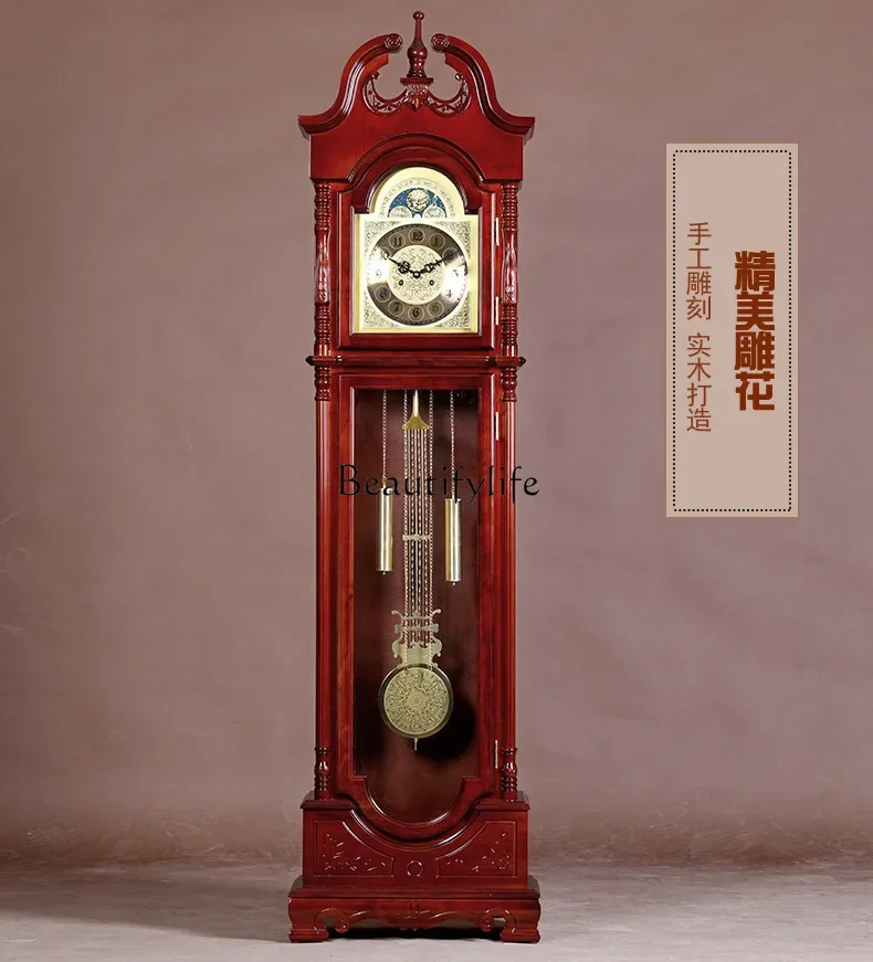 yj5 Solid wood carved European floor clock living room classical mechanical pendulum clock
yj5 Solid wood carved European floor clock living room classical mechanical pendulum clock