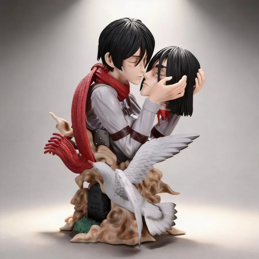 Attack On Titan GK Death Kiss Mikasa Ackerman Levi Eren Figure Statue Anime Desktop Ornament Collectible Gift
Attack On Titan GK Death Kiss Mikasa Ackerman Levi Eren Figure Statue Anime Desktop Ornament Collectible Gift