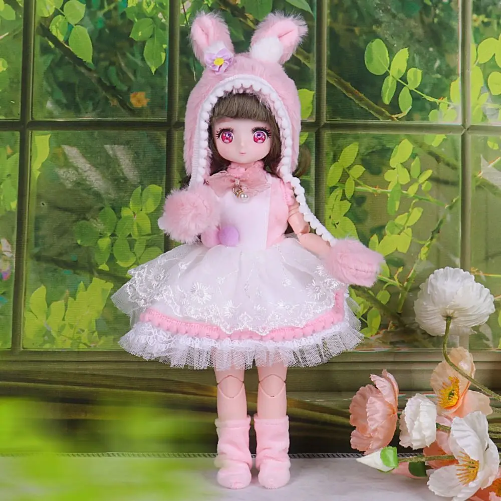 Розовая кукла 30 см с одеждой, набор в стиле принцессы с одеждой 1/6 Bjd, пластиковая кукла 1/6 30 см, 3D-имитация шарнирной куклы
Розовая кукла 30 см с одеждой, набор в стиле принцессы с одеждой 1/6 Bjd, пластиковая кукла 1/6 30 см, 3D-имитация шарнирной куклы