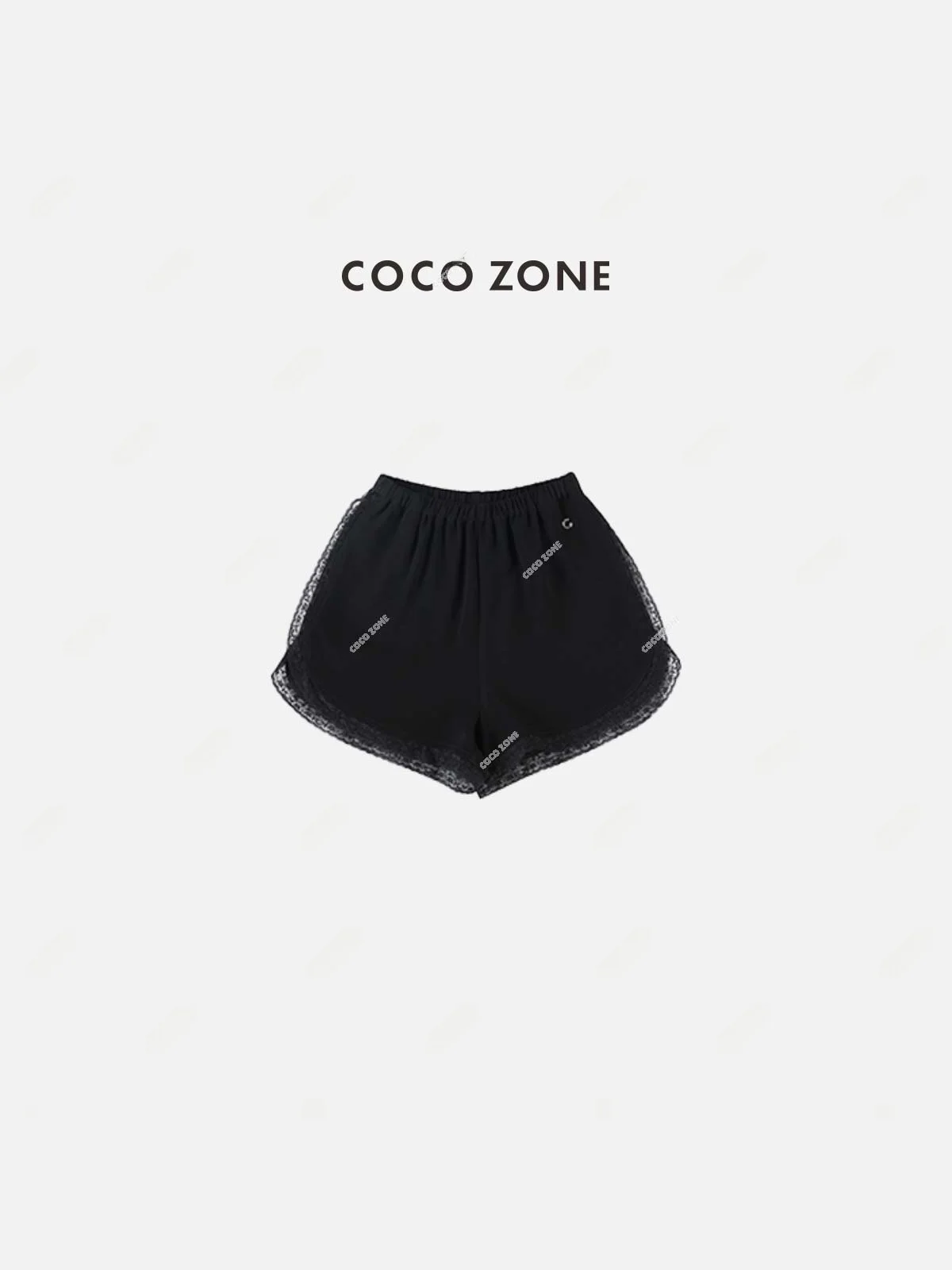 Pure Color Lace Trim Elastic Waist Shorts ZONE Summer Collection Straight Leg Casual Pants Polyester Blend Comfortable Fit
Pure Color Lace Trim Elastic Waist Shorts ZONE Summer Collection Straight Leg Casual Pants Polyester Blend Comfortable Fit
