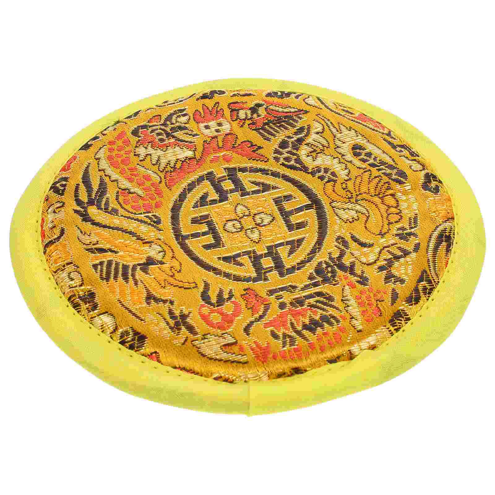 Ritual Instruments Buddha Sound Bowl Cushion Singing Mats Accessories Yellow Supplies
Ritual Instruments Buddha Sound Bowl Cushion Singing Mats Accessories Yellow Supplies
